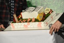 橋本環奈のために用意されたバースデーケーキ。