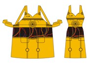 C-3PO ANA JETのキャビンアテンダントが着用するエプロン。