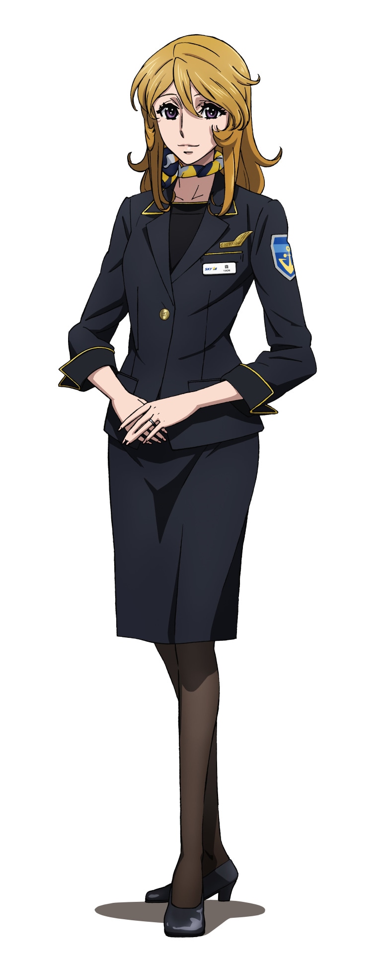 「宇宙戦艦ヤマト2202 愛の戦士たち」とスカイマークがコラボした森雪のビジュアル。