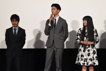 左から月川翔、竜星涼、miwa。