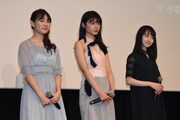 左から浅川梨奈（SUPER☆GiRLS）、古畑星夏、山田杏奈。
