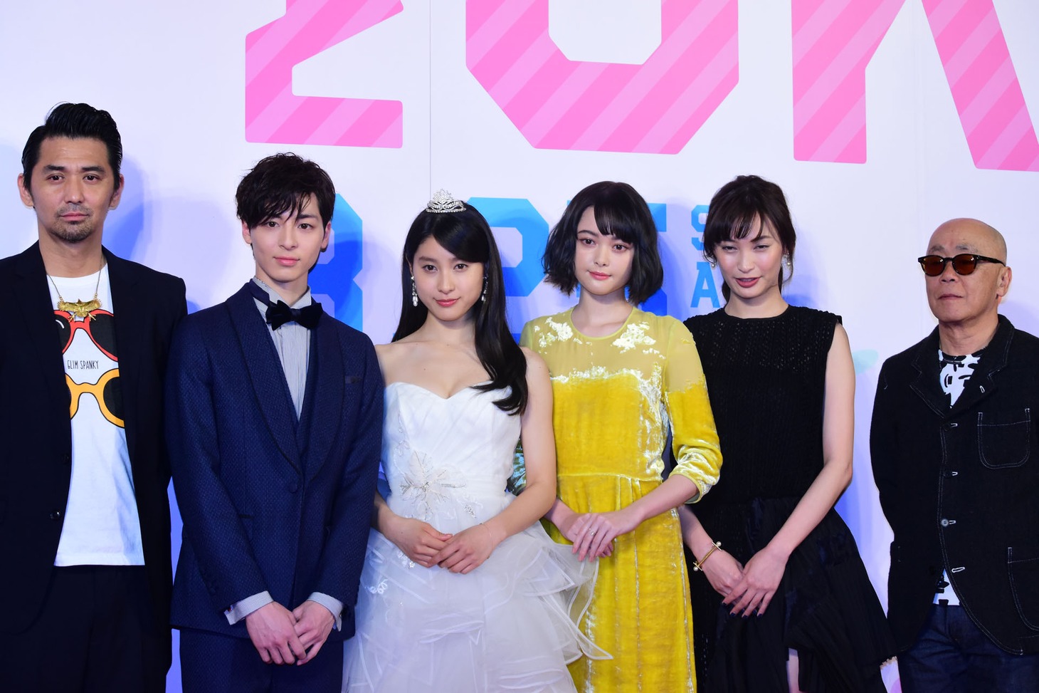「PとJK」完成披露試写会オープニングセレモニーの様子。