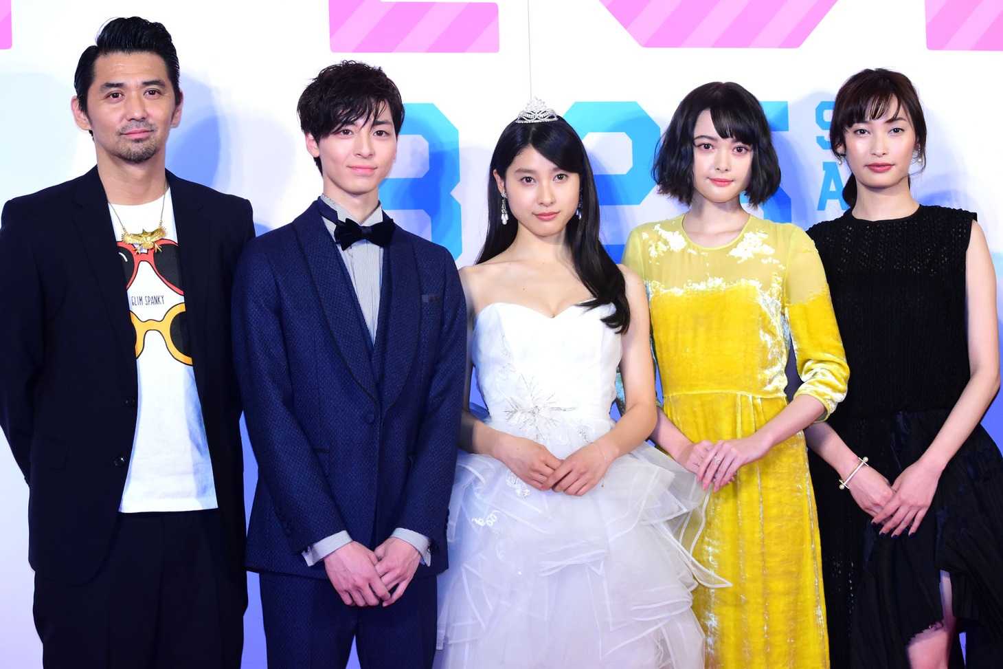 「PとJK」完成披露試写会オープニングセレモニーの様子。