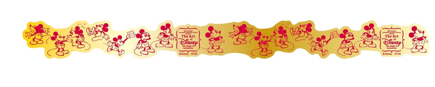 ローソンチケットで販売されるプレミアムチケットの特典のマスキングテープ。（2200円）(c)Disney
