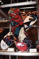 スパイダーマンのスケートボード。