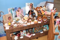 「モアナと伝説の海」コーナーの一部。