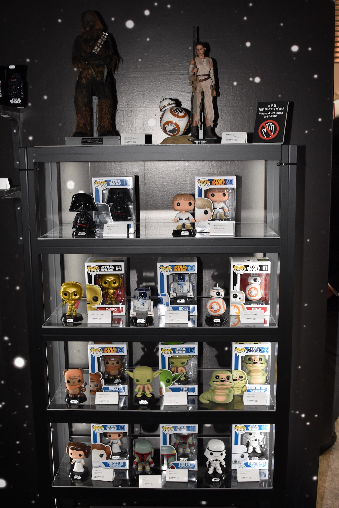 「スター・ウォーズ」ブースの一部。