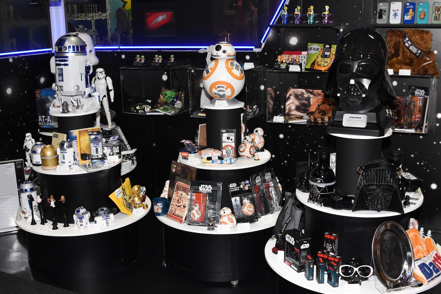 「スター・ウォーズ」ブースの一部。