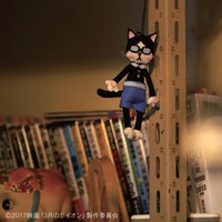 映画「3月のライオン」より、零くんニャーのマスコットの登場シーン。