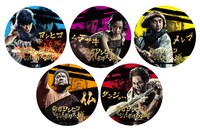 HP回復ドリンクに付属するステッカー（全5種）。