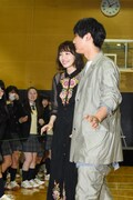 「きょうのキラ君」の女子高サプライズ訪問イベントの様子。