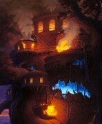 「メアリと魔女の花」より謎のツリーハウス。