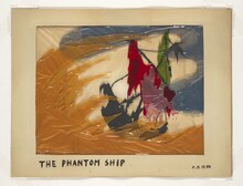 大藤信郎記念館「幽霊船」（1956年）影絵原画 / 森卓也氏寄贈