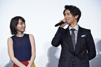 「きょうのキラ君」初日舞台挨拶の様子。