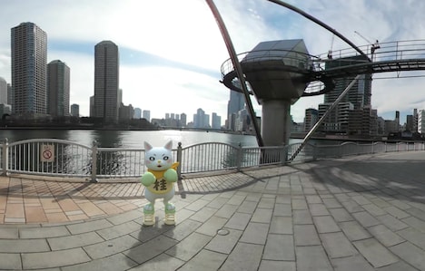 映画「3月のライオン」VR映像のワンシーン。