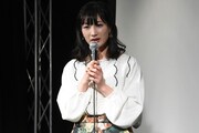 「ドラゴンガールズ」舞台挨拶での武田梨奈。