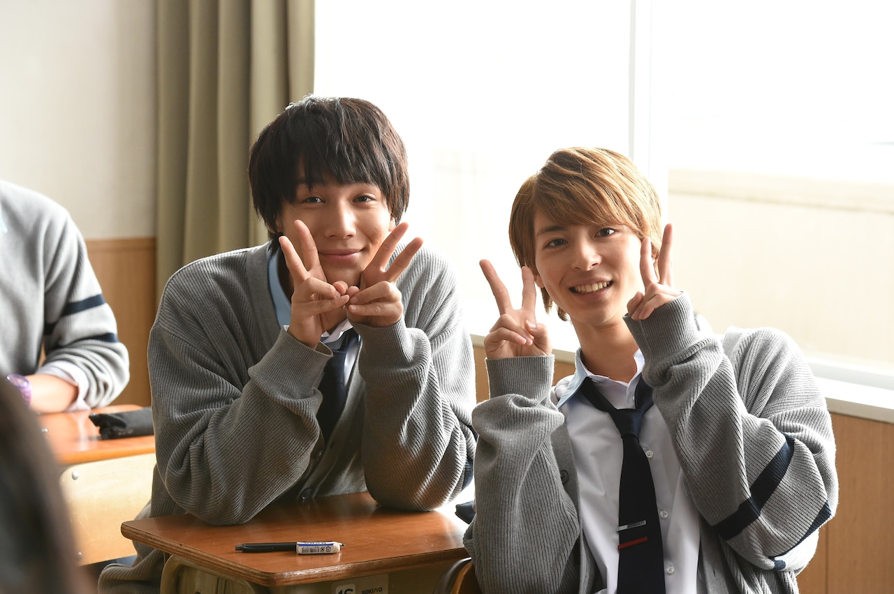 「ReLIFE」中川大志、高杉真宙、千葉雄大の仲良しメイキング写真が公開