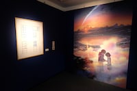 「君の名は。」展会場の様子。