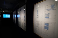 「君の名は。」展会場の様子。