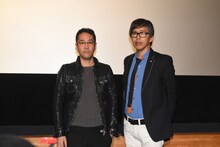 左から神山健治、石川光久。