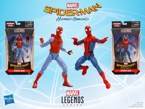 【ハズブロ アクションフィギュア】6インチ「レジェンド」スパイダーマン シリーズ6.0（各3900円）