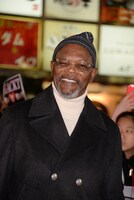 ウインクするサミュエル・L・ジャクソン。