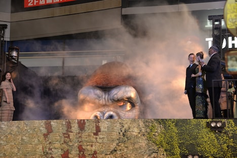 「キングコング：髑髏島の巨神」ジャパンプレミアの様子。