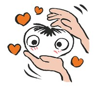 「となりのおにぎり君」LINEスタンプ