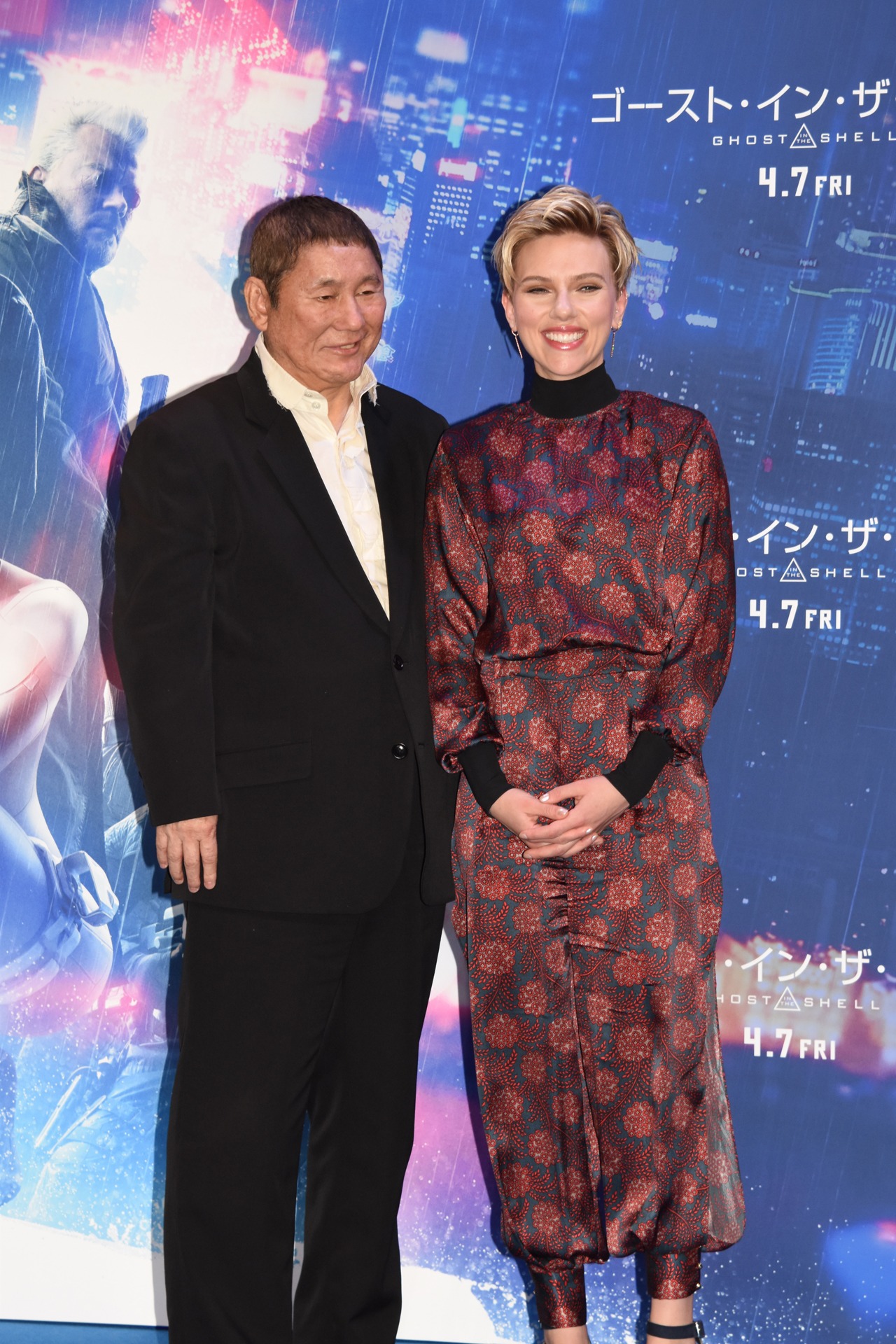 「ゴースト・イン・ザ・シェル」来日記者会見の様子。