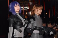 「ゴースト・イン・ザ・シェル」レッドカーペットイベントの様子。
