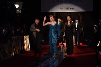 「ゴースト・イン・ザ・シェル」レッドカーペットイベントの様子。