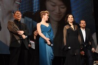 「ゴースト・イン・ザ・シェル」レッドカーペットイベントの様子。