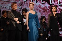 「ゴースト・イン・ザ・シェル」レッドカーペットイベントの様子。