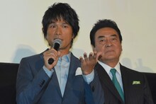 左から江口洋介、高橋英樹。