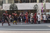 「四谷消防署 安全安心フェア」オープニングイベントの様子。