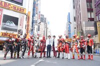 「四谷消防署 安全安心フェア」の様子。