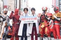 「四谷消防署 安全安心フェア」の様子。