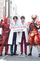 「四谷消防署 安全安心フェア」の様子。