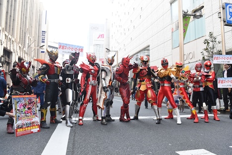 「四谷消防署 安全安心フェア」の様子。