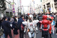 「四谷消防署 安全安心フェア」の様子。