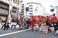 「四谷消防署 安全安心フェア」の様子。