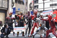 「四谷消防署 安全安心フェア」の様子。