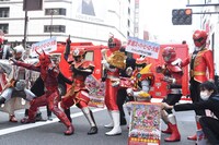 「四谷消防署 安全安心フェア」の様子。