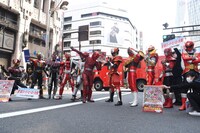 「四谷消防署 安全安心フェア」の様子。