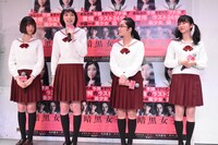 「暗黒女子」公開直前イベントの様子。