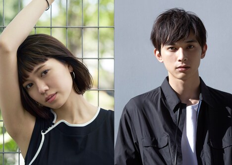 左から二階堂ふみ、吉沢亮。