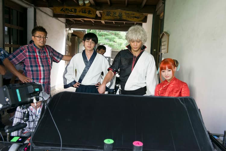 小栗旬ら実写版キャストのインタビューをアニメ 銀魂 で毎週放送 メイキングも 映画ナタリー