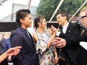 「パワーレンジャー」ワールドプレミアの様子。