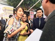 「パワーレンジャー」ワールドプレミアの様子。