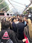 「パワーレンジャー」ワールドプレミアの様子。